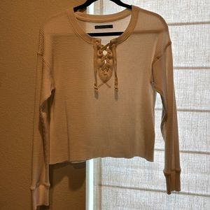 Abercrombie waffle shirt